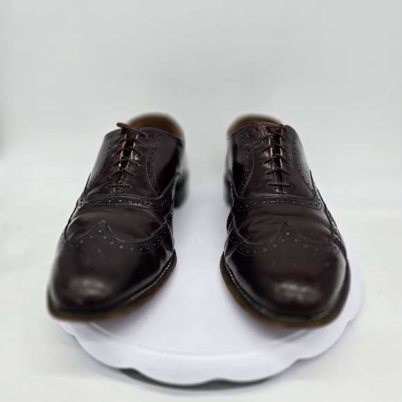 Allen Edmonds Dress Shoe Men\'s 11 D Chester Wingtip Oxford Burgundy Lace Up main image 5